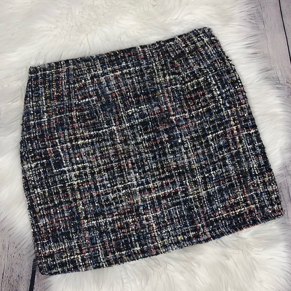 💖LAST ONE💖 Black Space Dyed Tweed Skirt - Picture 7 of 7